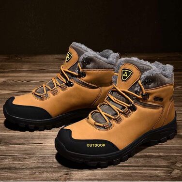Чоловічі зимові черевики для трекінгу та хайкінгу, водонепроникні, з утеплювачем, неслизькі (42 EU, Хакі)