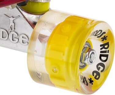 Скейтборд Ridge Blaze Mini Cruiser 55/56 см червоний/жовтий