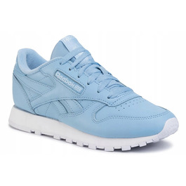 Жіночі шкіряні кросівки Reebok Classic Leather CL LTHR, сині, розмір 35,5