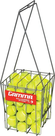 Кошики для тенісних м'ячів Gamma: зручне збирання, місткість 50-140 м'ячів, різні кольори