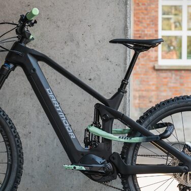 Замок для велосипеда AARON Lock One: сталевий ланцюговий замок з 5-значним кодом, високий рівень захисту, підходить для E-bike, MTB, Trekking, Tour та шосейних велосипедів (М'ятний)