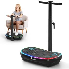 Віброплатформа 4D PRO 7-в-1, 900 Вт, з LED-підсвіткою, до 250 кг, для домашніх тренувань
