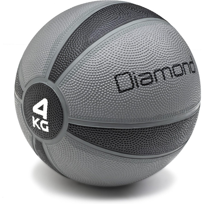 Медичні м'ячі з гуми без запаху (1-10 кг) для фітнесу та фізіотерапії, ідеальні для розвитку м'язів, витривалості та швидкості (4 кг)