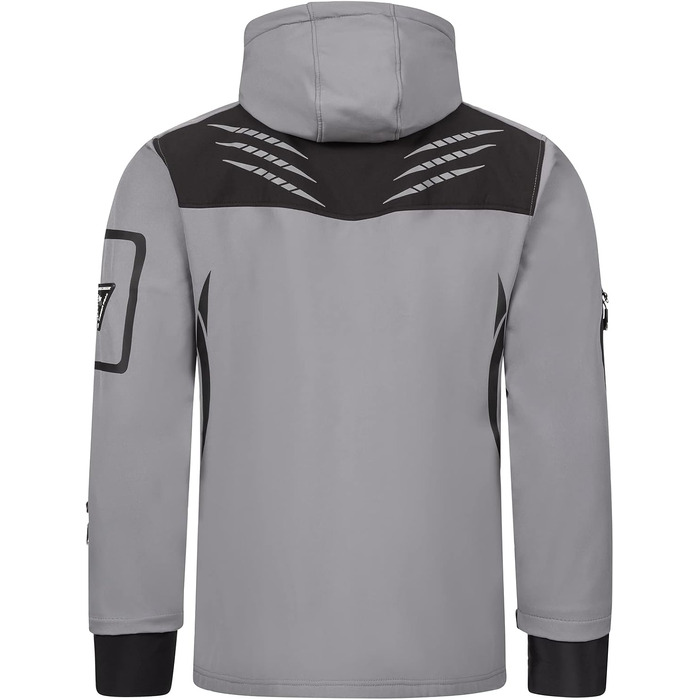 Чоловіча куртка Softshell Rock Creek H-127 Outdoor водонепроникна, сіра
