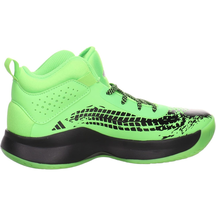Кросівки баскетбольні adidas Cross Em Up 5 Wide для дітей та дорослих, Team Solar Green/Core Black, 40 EU