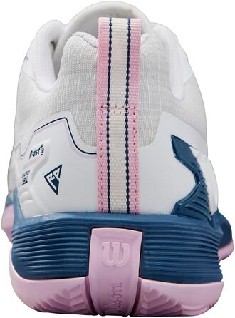 Тенісне взуття Wilson Rush Pro 4.5 Clay для ґрунту (40 2/3 EU, білий/синій/блакитний)