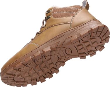 Зимові черевики для чоловіків та жінок – теплі, з підкладкою, снігоступи, легкі, неслизькі, для активного відпочинку та повсякденного носіння (39 EU, Жовтий Gb1172)