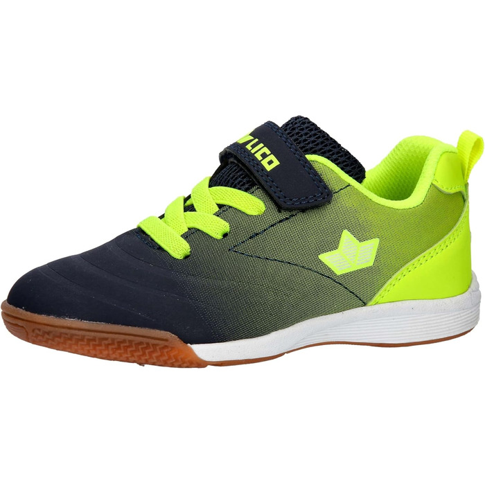 Дитячі спортивні черевики Lico Marlin для залу, 34 EU, блакитний/лимонний