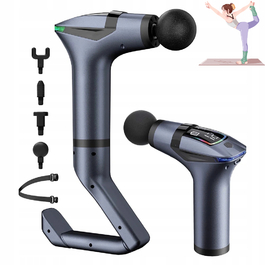 Перкусійний масажний пістолет Massage Gun Pro: потужний масажер для спини, тіла, шиї та стоп