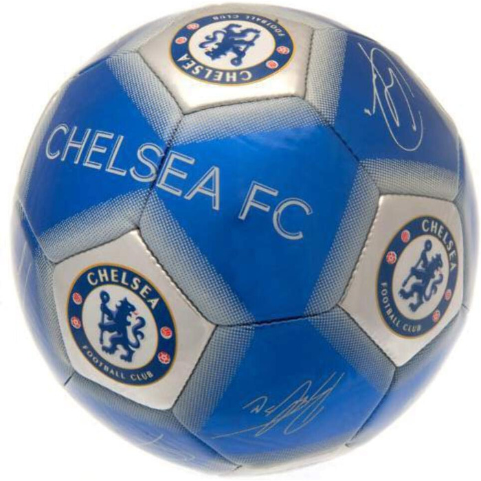 Футбольний м'яч Chelsea FC Signature, універсальний розмір, синій