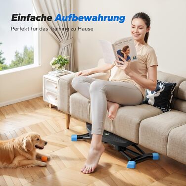 Балансборд MERACH для дорослих з дисплеєм, тренажер рівноваги з 2 еластичними стрічками, до 136 кг, для реабілітації та координації, домашній спортзал, для початківців (Чорний)