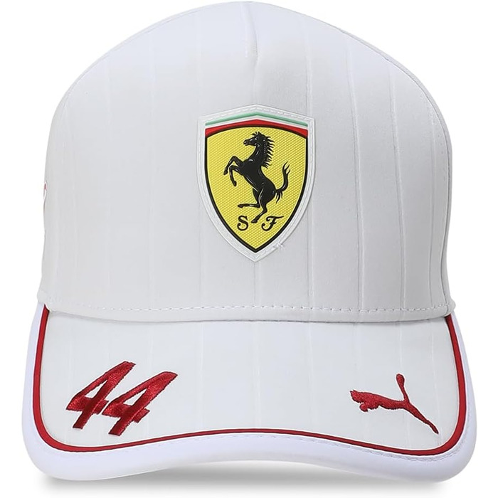 Кепка PUMA Scuderia Ferrari F1 2025 Lewis Hamilton - універсальний розмір, білий