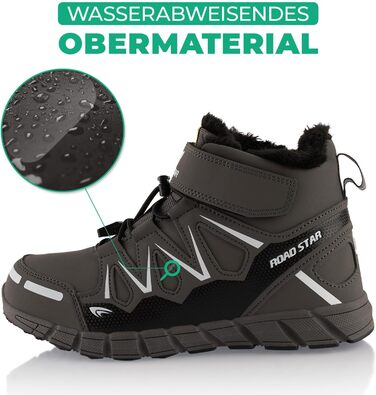 Черевики для піших прогулянок для жінок та чоловіків, зимові, з підкладкою, сірі та білі (43 EU)