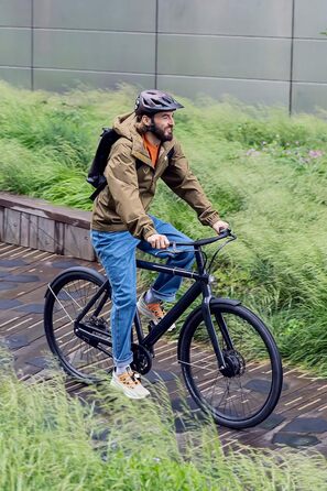 Велосипедний шолом ABUS Urban-I 3.0 ACE з LED-ліхтарем, магнітною застібкою, подовженим козирком, унісекс, спортивний