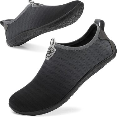 Водні шкарпетки Spesoul для жінок та чоловіків, дихаючі, швидковисихаючі, м'які, для піших прогулянок, плавання, пляжу, серфінгу, йоги, спорту (42/44 EU, Jb Blackgrey)