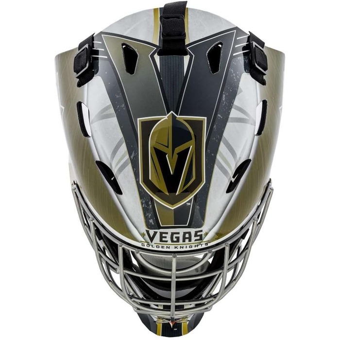 Дитяча хокейна воротарська маска Franklin Sports NHL Vegas Golden Knights для стріт-хокею, ліцензія, для підлітків