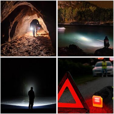 Ліхтар кемпінговий LED Flintronic 1000 люмен, перезарядний, 8 режимів, водонепроникний, powerbank 3600mAh, чорний