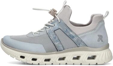 Кеди жіночі Rieker M6061 Slip-On, сині комбіновані, 39 EU - зручне взуття для повсякденного носіння