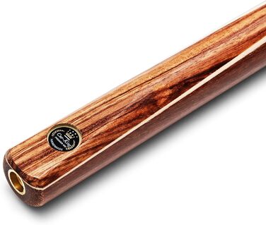 Cue-King Premier 400: Більярдний кий преміум-класу, ручної роботи, 144.8 см, 510 г, 3/4 з чохлом, з деревом Zebra, Hardcase, подовжувач, мікрофібровий рушник для кия, снукерний/пульний кий