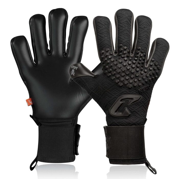 Воротарські рукавиці CATCH&KEEP Artico Nero Profi - 4мм Octopus Grip, I-Grip, Negativschnitt Deep Dark 7