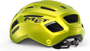 Велосипедний шолом MET Vinci MIPS, лаймово-жовтий, глянцевий, розмір S