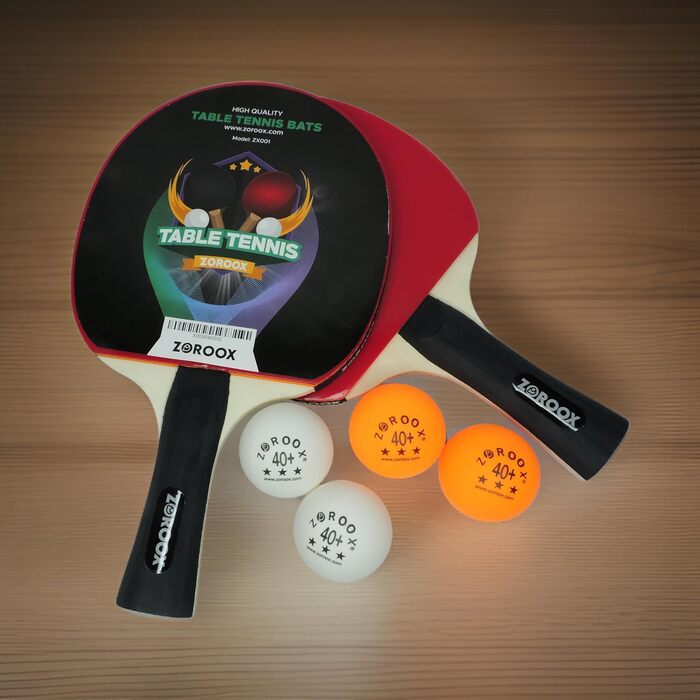 Набір тенісних кульок ZOROOX 3 зірки, 40+ | 9, 18, 36 або 72 кульки в упаковці | Якісні тренувальні кульки ABS для гри в приміщенні та на вулиці, змагання та розваги (Оранжеві)