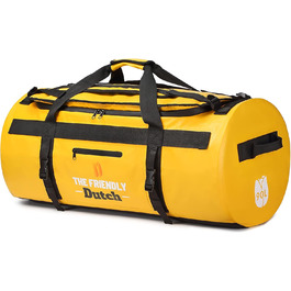 Велика спортивна сумка Duffel 90L, водонепроникна, для чоловіків, рюкзак та дорожня сумка, жовта