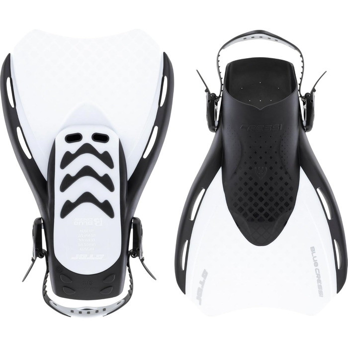 Ласти CRESSI Star Fins S/M (39-43) чорно-білі - для снорклінгу та плавання
