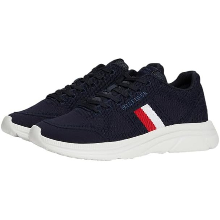 Кросівки Tommy Hilfiger чоловічі Runner Modern Knit, блакитний, 40 EU
