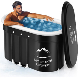 Екзотермічна ванна B&Y Ovales Eisbad: ізольована ванна для холодової терапії (120x65x65 см)