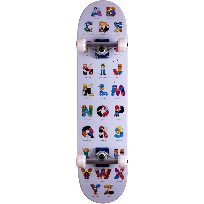 Скейтборд Inpeddo x The Dudes Premium ABC 7.75'' білий
