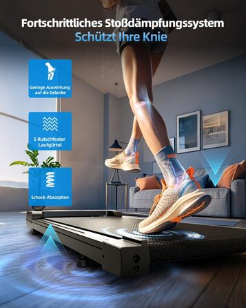 Walking Pad: Компактний електричний біговий тренажер для дому та офісу. Тиха та портативна міні-доріжка для ходьби. Walking Pad