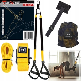 Набір фітнес-стрічок Fixem Keep Fit, чорний, 320 см x 35 мм