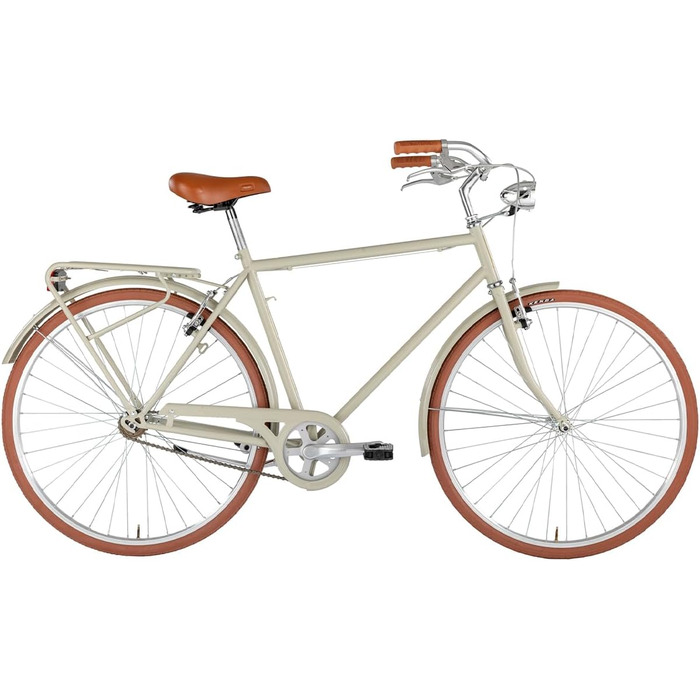 Чоловічий велосипед Alpina Bike Sporting 1V 28'' 580 мм, рама 540 мм, сіро-коричневий, сінглспід