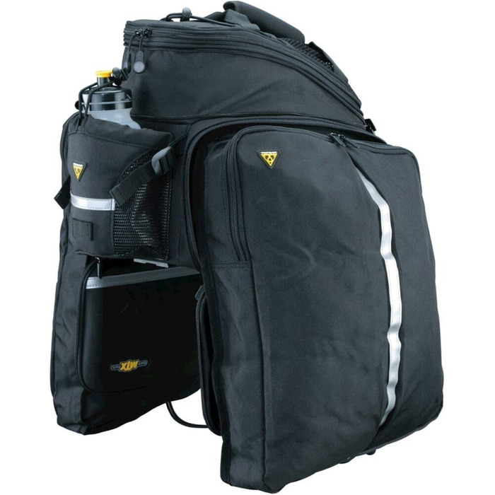 Велосумка TOPEAK MTX 2.0 TrunkBag DXP, водонепроникна, з розширюваними боковинами, для багажників MTX QuickTrack 2.0, чорна