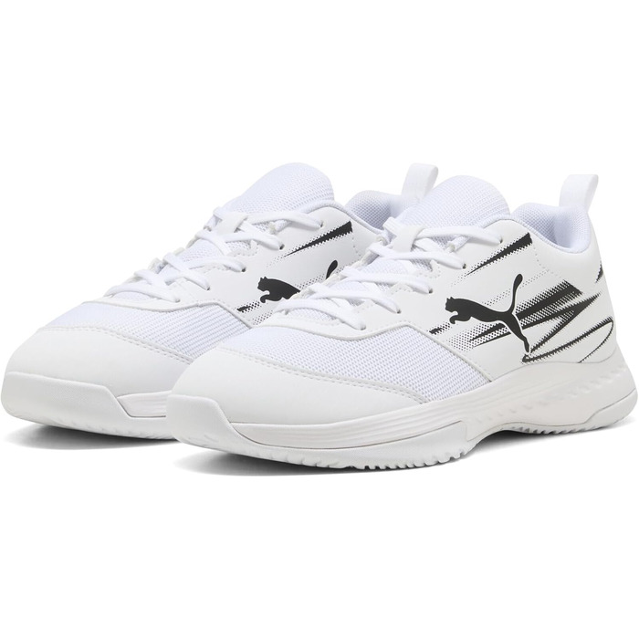 Дитячі кросівки PUMA Varion Li Jr для залу (38 EU, білий/чорний)