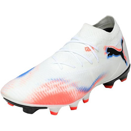 Футбольні бутси PUMA Future 8 Match Fg/Ag для унісекс, 45 EU, білий/чорний/червоний
