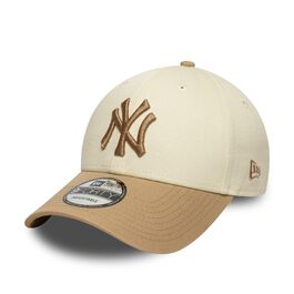 Кепка New Era 9Forty New York Yankees — Регульована бейсболка з вигнутим візерунком, офіційний логотип MLB, One Size