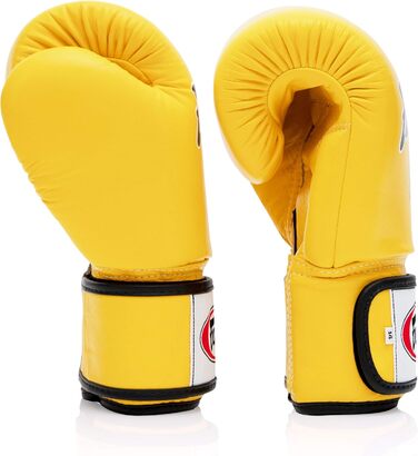 Професійні боксерські рукавички Fairtex з шнурівкою, шкіряні, для муай-тай та боксу