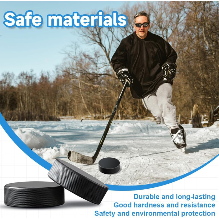 Набір шайб для хокею GRKB (4 шт.) – класичні шайби для дорослих