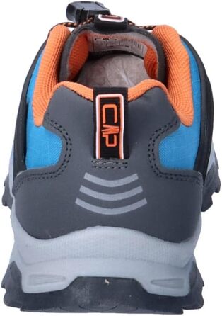 Дитячі водонепроникні черевики CMP Byne Low WP для прогулянок, антрацит, кислотно-зелений (30 EU, синій Reef)