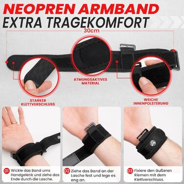 Набір для тренування кисті рук FUNFLEX: 5 шт. (сірий)