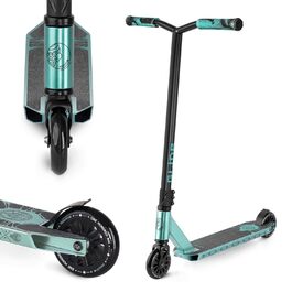 Movino Glide Stunt Scooter: професійний фристайл ролер з колесами 100 мм, дека з алюмінію 6061, вантажопідйомність 100 кг (Glide - блакитний)
