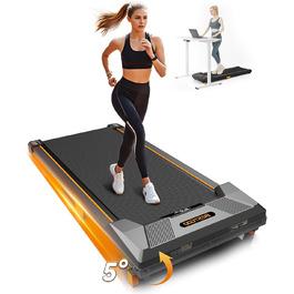 Біговий доріжка BestGod для дому та офісу, Walking Pad з нахилом 5%, потужність 2.5 HP, тиха бігова доріжка з пультом дистанційного керування, до 150 кг, чорний