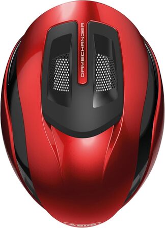 Велосипедний шолом ABUS GameChanger 2.0, аеродинамічний, для чоловіків та жінок, розмір M, червоний, високопродуктивна вентиляція