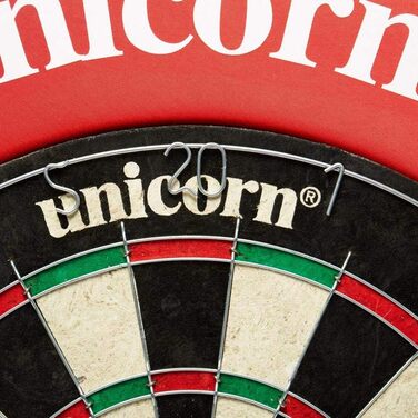 Дартс-мішень UNICORN Striker з обідком, універсальна, червона