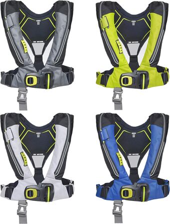 Рятувальний жилет Spinlock Deckvest 6D автоматичний, з обплетенням, чорний/антрацит