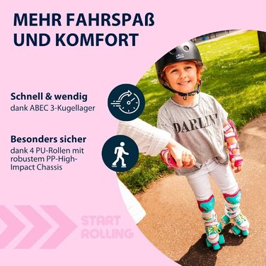 Роликові ковзани HUDORA Wonders: регульовані, дитячі, 32-35 Single