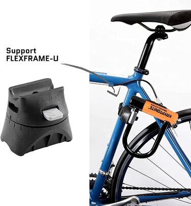 Замок велосипедний Kryptonite Evolution Standard, рівень безпеки 8/10, антикрадійний, з кріпленням та 3 ключами, 10.2 x 22.9 см