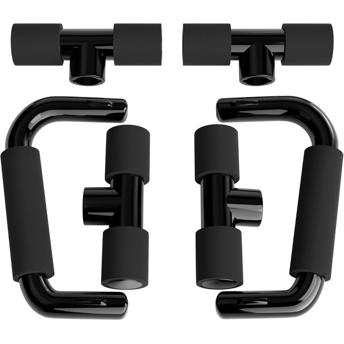 Паралелети для віджимань Push Up Bars, чорні - фітнес обладнання